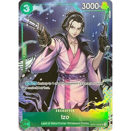 Izo (Premium Card Collection -BANDAI CARD GAMES Fest. 23-24 Edition-) (OP01-033) - One Piece Promotion Cards Foil