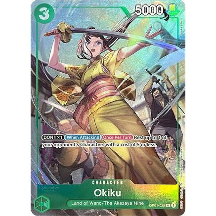 Okiku (Premium Card Collection -BANDAI CARD GAMES Fest. 23-24 Edition-) (OP01-035) - One Piece Promotion Cards Foil