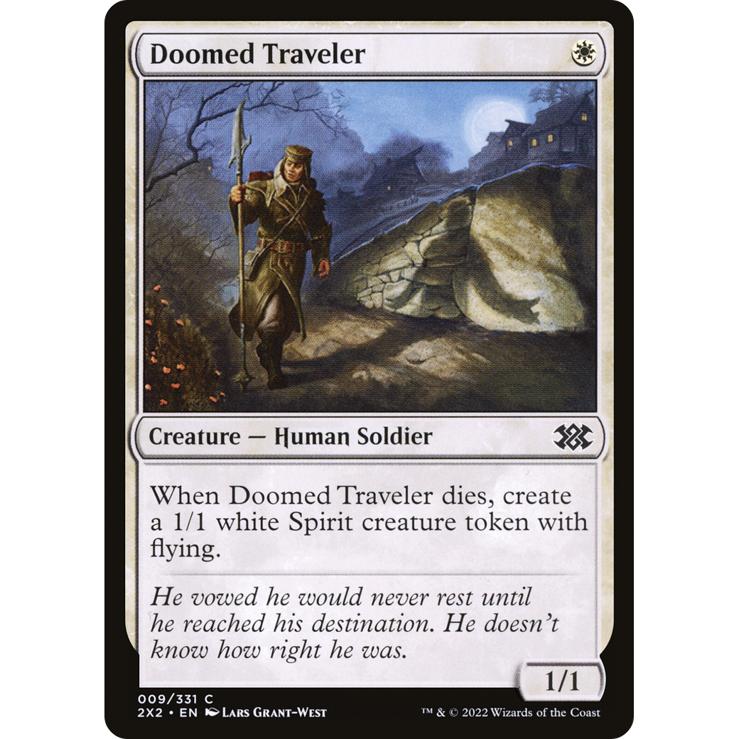 Doomed Traveler (2X2-009) - Double Masters 2022 Foil