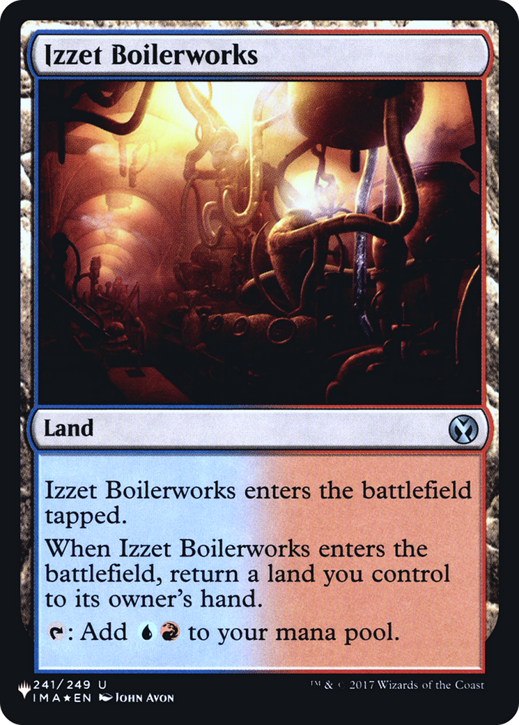 Izzet Boilerworks (IMA) (LIST-241) - The List Foil