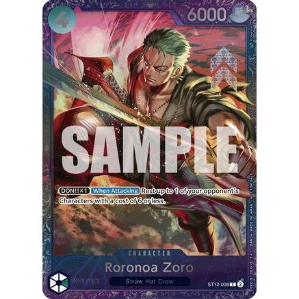 Roronoa Zoro (Treasure Cup 2024) (ST12-008) - One Piece Promotion Cards Foil