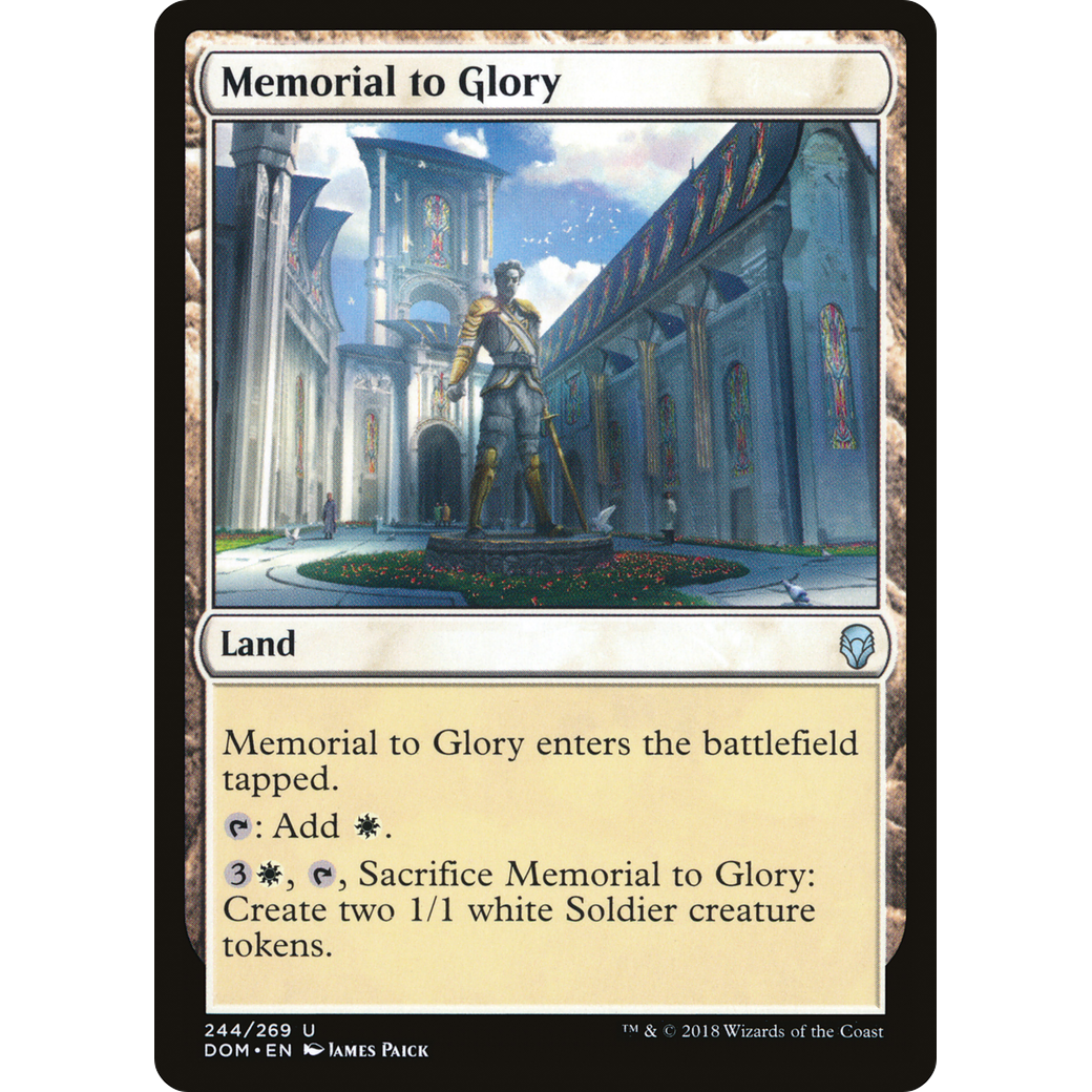 Memorial to Glory (DOM-244) - Dominaria Foil