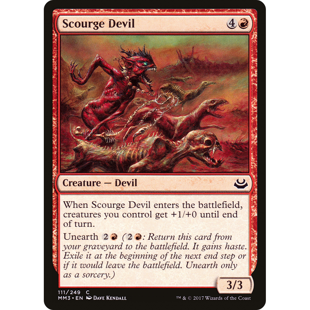Scourge Devil (MM3-111) - Modern Masters 2017 Foil