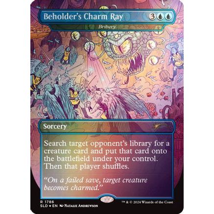 Beholder's Charm Ray - Bribery (Rainbow Foil) (SLD-1786) - Secret Lair Drop Series Foil