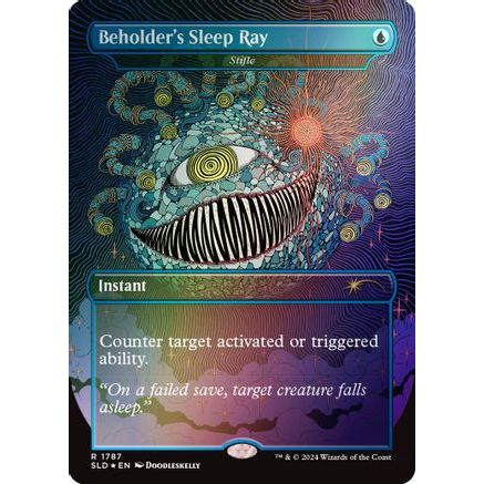 Beholder's Sleep Ray - Stifle (Rainbow Foil) (SLD-1787) - Secret Lair Drop Series Foil