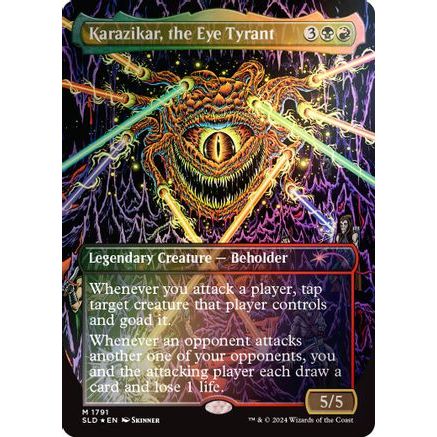 Karazikar, the Eye Tyrant (Rainbow Foil) (SLD-1791) - Secret Lair Drop Series Foil