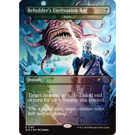 Beholder's Enervation Ray - Defile (Rainbow Foil) (SLD-1793) - Secret Lair Drop Series Foil