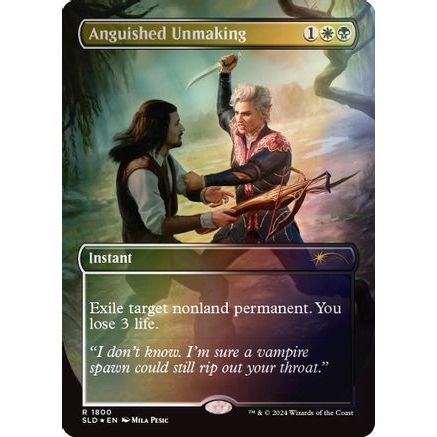 Anguished Unmaking (1800) (Rainbow Foil) (SLD-1800) - Secret Lair Drop Series Foil