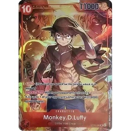 Monkey.D.Luffy (Treasure Booster Set) (ST10-006) - One Piece Promotion Cards Foil