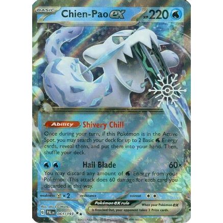 Chien-Pao ex - 061/193 (Holiday Calendar) 61 - Miscellaneous Cards & Products Holofoil