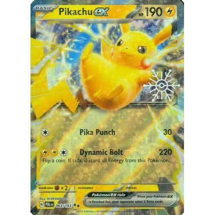 Pikachu ex (Holiday Calendar) 63 - Miscellaneous Cards & Products Holofoil