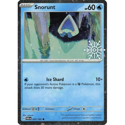 Snorunt - 037/182 (Holiday Calendar) 37 - Miscellaneous Cards & Products Holofoil