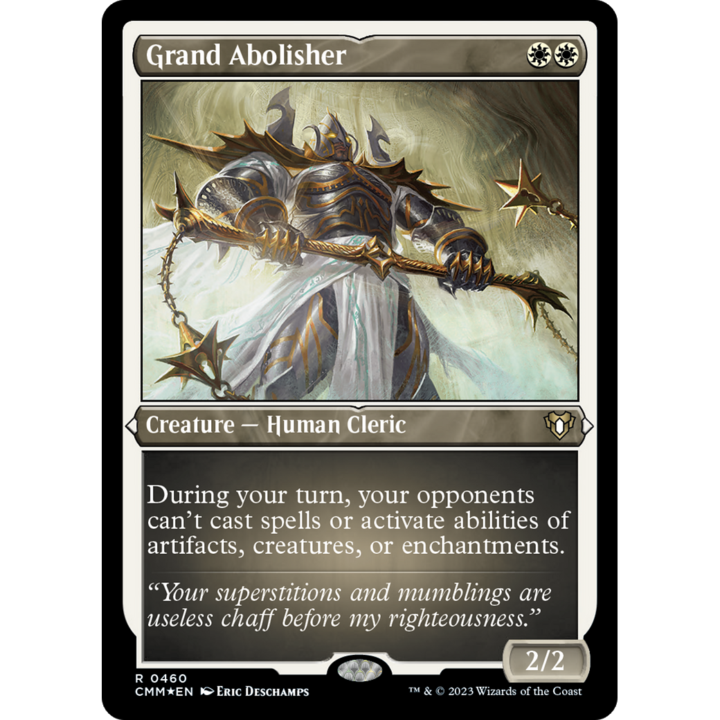 Grand Abolisher (CMM-460) - Commander Masters Etched Foil