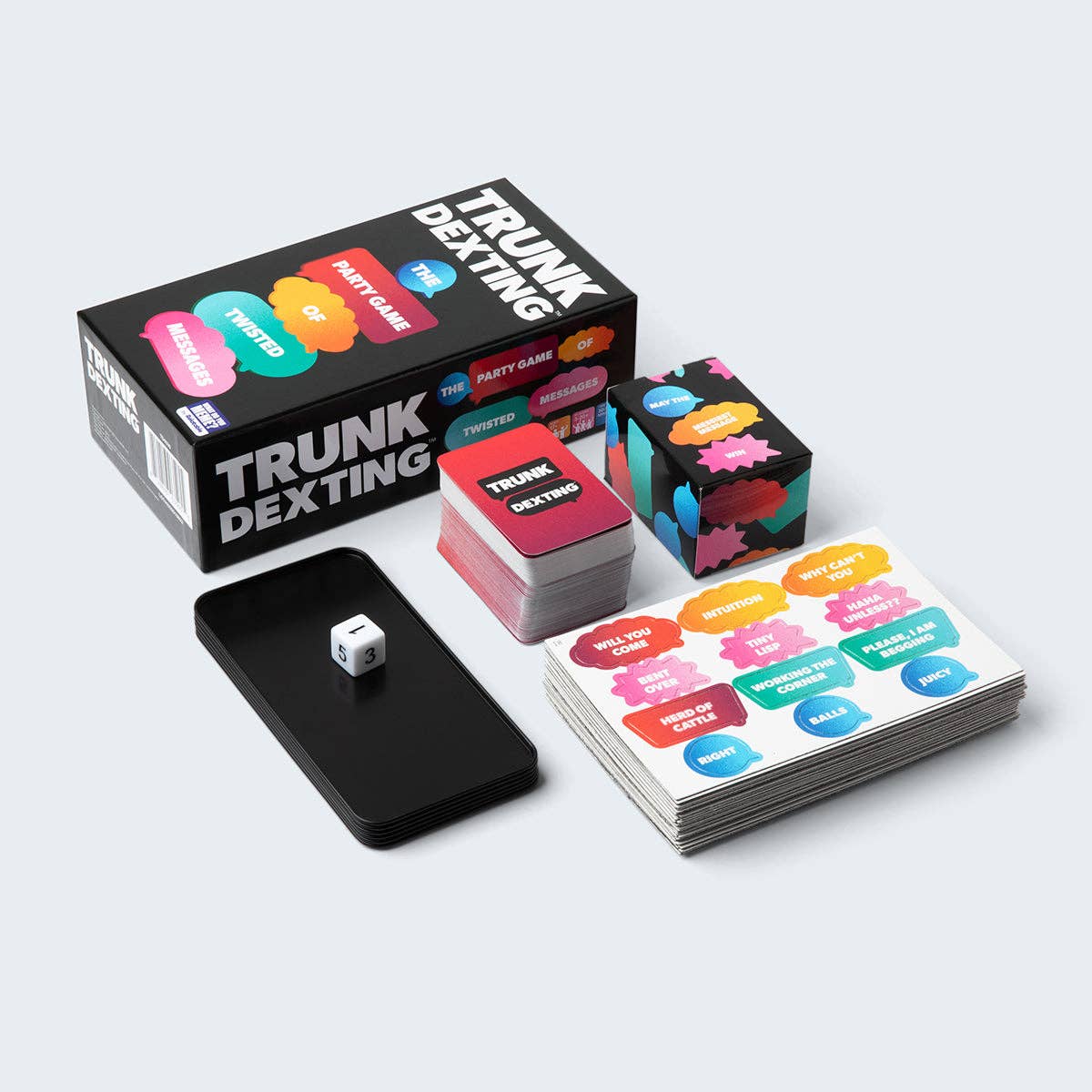 Trunk Dexting — The Card Game of Twisted Texts for Adults