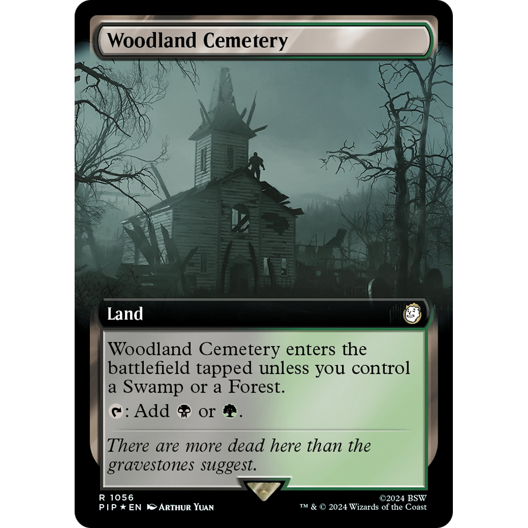 Woodland Cemetery (PIP-1056) - Fallout: (Extended Art) Foil