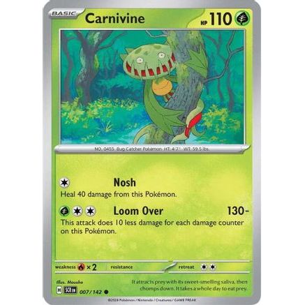Carnivine 7 - SV07 Stellar Crown Reverse Holofoil