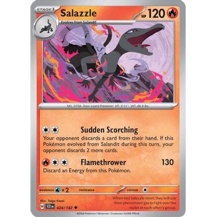 Salazzle 24 - SV07 Stellar Crown