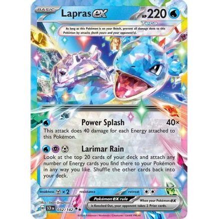 Lapras ex - 032/142 32 - SV07 Stellar Crown Holofoil