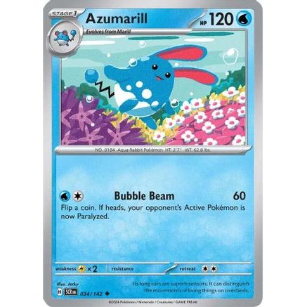 Azumarill 34 - SV07 Stellar Crown