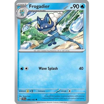 Frogadier 40 - SV07 Stellar Crown Reverse Holofoil
