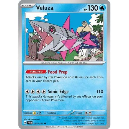 Veluza 45 - SV07 Stellar Crown Reverse Holofoil