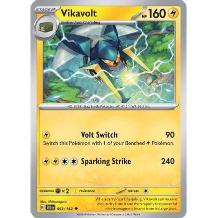 Vikavolt 53 - SV07 Stellar Crown Reverse Holofoil