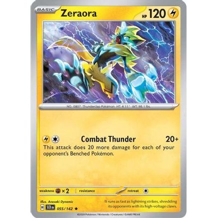 Zeraora - 055/142 55 - SV07 Stellar Crown Reverse Holofoil