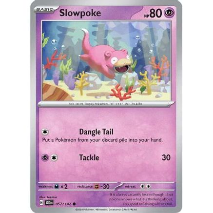 Slowpoke 57 - SV07 Stellar Crown Reverse Holofoil