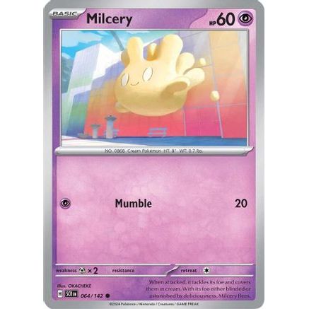 Milcery - 064/142 64 - SV07 Stellar Crown Reverse Holofoil