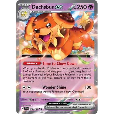 Dachsbun ex - 067/142 67 - SV07 Stellar Crown Holofoil