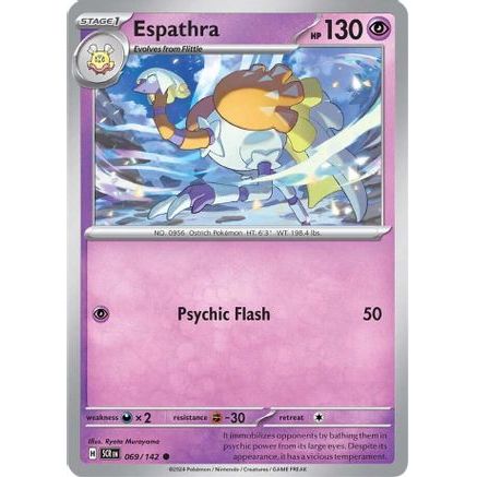 Espathra 69 - SV07 Stellar Crown Reverse Holofoil