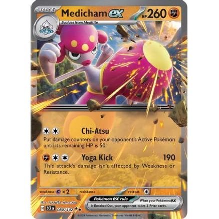 Medicham ex - 080/142 80 - SV07 Stellar Crown Holofoil
