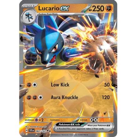 Lucario ex 82 - SV07 Stellar Crown Holofoil