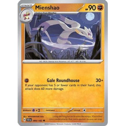 Mienshao 84 - SV07 Stellar Crown Reverse Holofoil