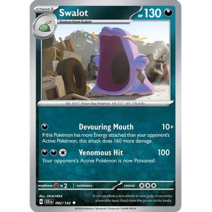 Swalot 92 - SV07 Stellar Crown Reverse Holofoil