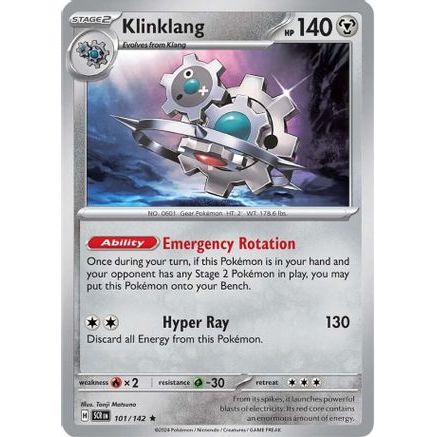 Klinklang 101 - SV07 Stellar Crown Reverse Holofoil