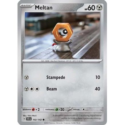 Meltan - 102/142 102 - SV07 Stellar Crown