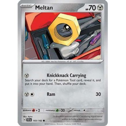 Meltan - 103/142 103 - SV07 Stellar Crown Reverse Holofoil