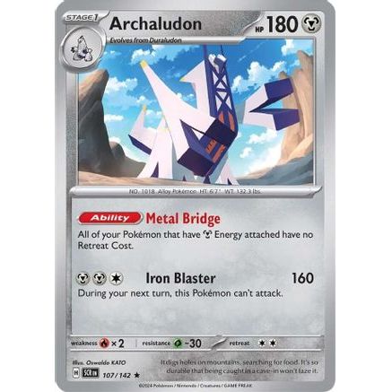 Archaludon - 107/142 107 - SV07 Stellar Crown Reverse Holofoil