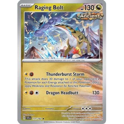 Raging Bolt 111 - SV07 Stellar Crown Holofoil