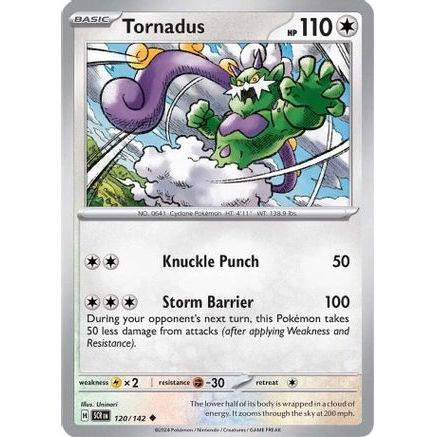Tornadus 120 - SV07 Stellar Crown Reverse Holofoil