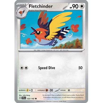 Fletchinder 122 - SV07 Stellar Crown