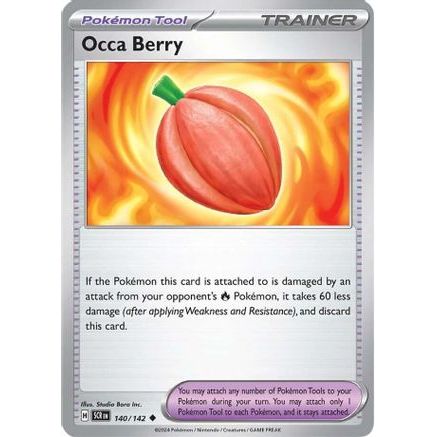 Occa Berry 140 - SV07 Stellar Crown Reverse Holofoil