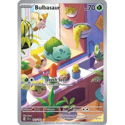 Bulbasaur 143 - SV07 Stellar Crown Holofoil