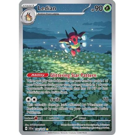 Ledian - 144/142 144 - SV07 Stellar Crown Holofoil