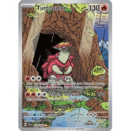 Turtonator - 146/142 146 - SV07 Stellar Crown Holofoil