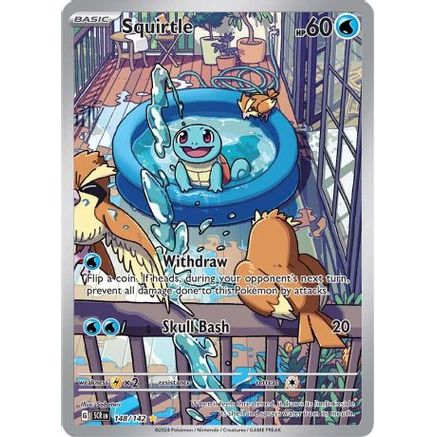 Squirtle 148 - SV07 Stellar Crown Holofoil