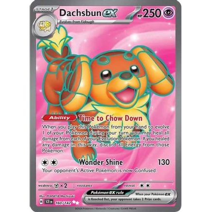 Dachsbun ex - 160/142 160 - SV07 Stellar Crown Holofoil