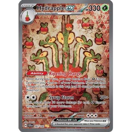 Hydrapple ex - 167/142 167 - SV07 Stellar Crown Holofoil