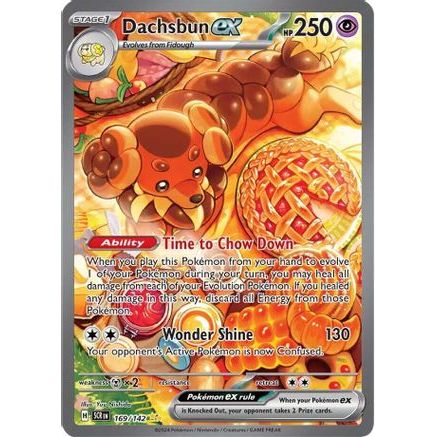 Dachsbun ex - 169/142 169 - SV07 Stellar Crown Holofoil